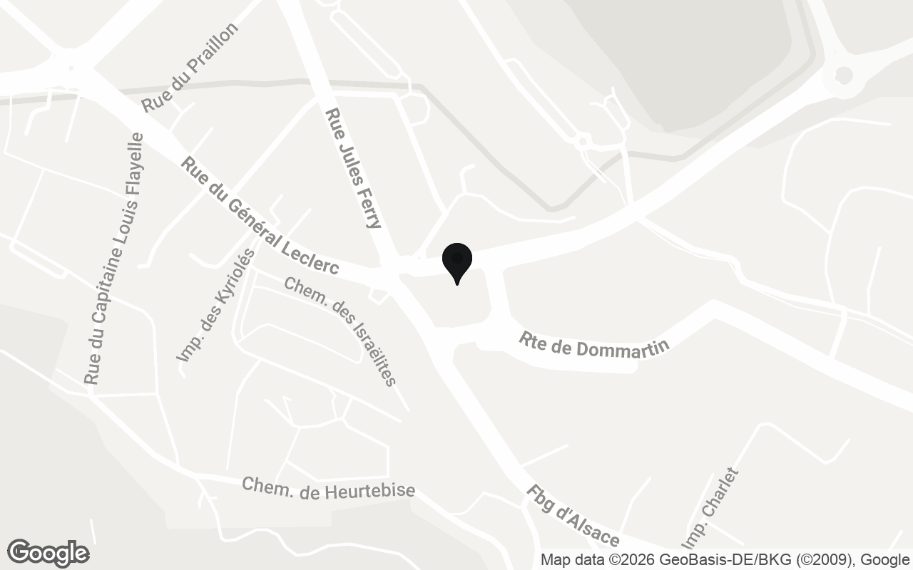 Plan du quartier de Aux Grands Gnomes Remiremont