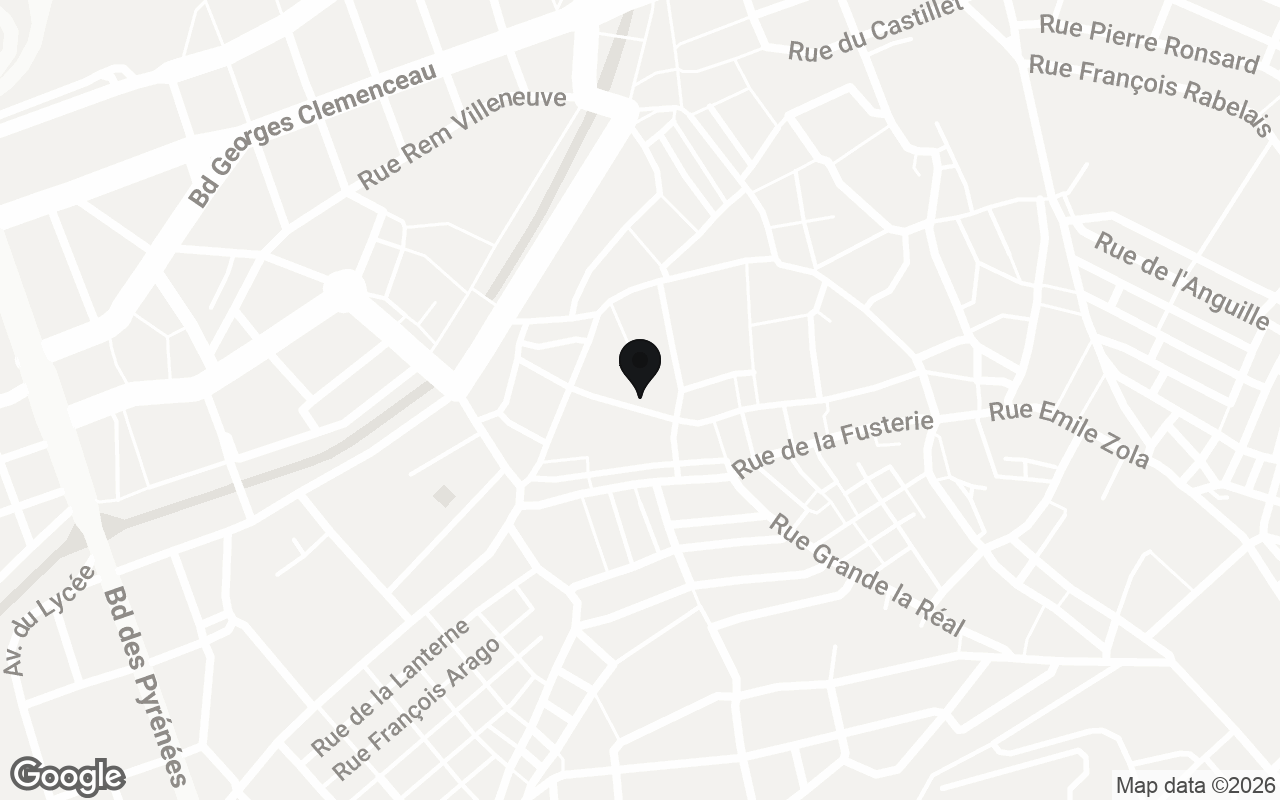 Plan du quartier de Sortilèges Perpignan