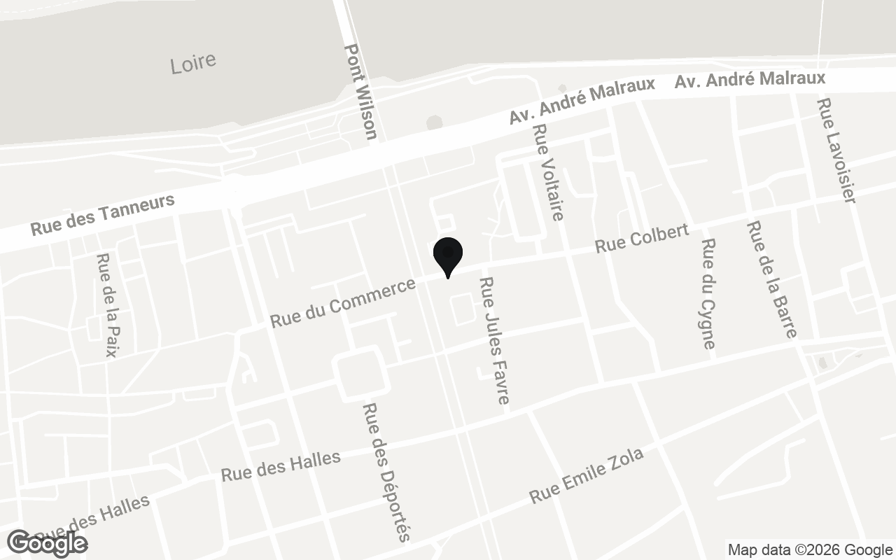 Plan du quartier de La Règle du Jeu Tours