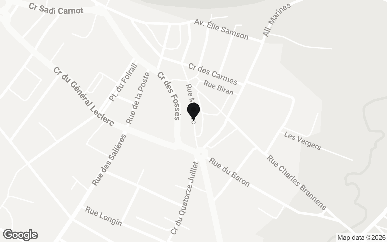 Plan du quartier de Le Renard et la Souris