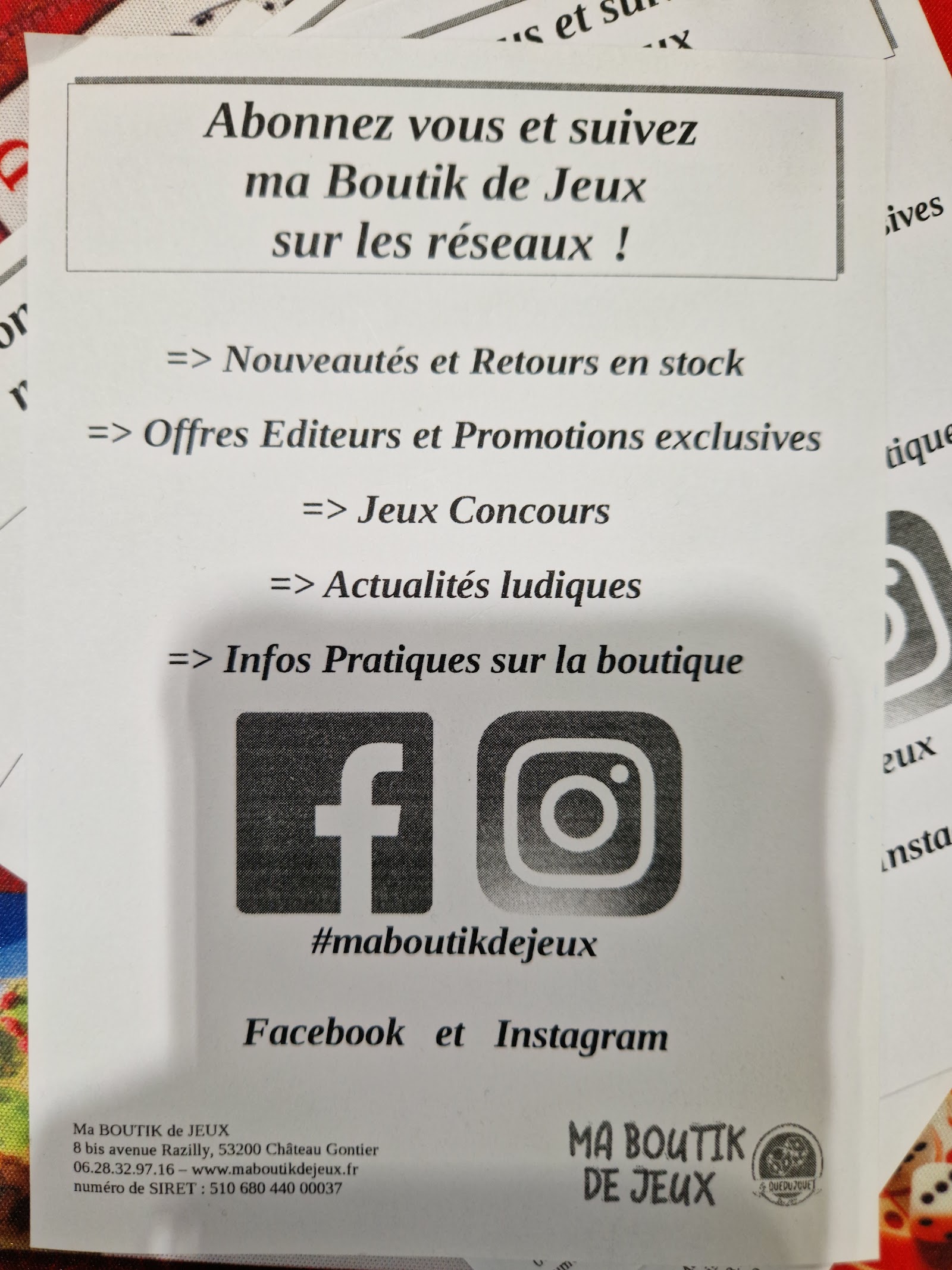 Ma Boutik de Jeux