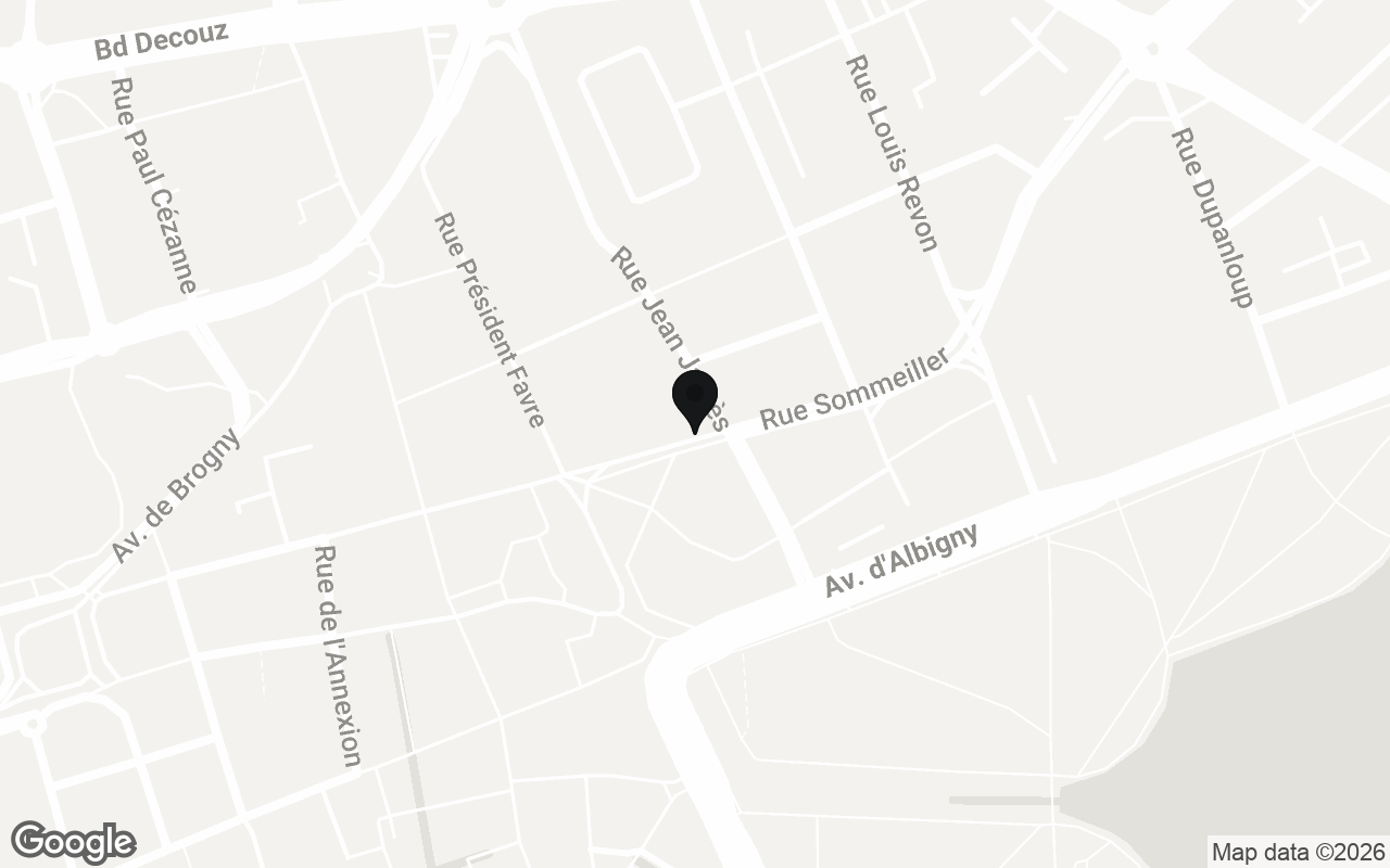 Plan du quartier de PLayin Magic Bazar (Annecy)
