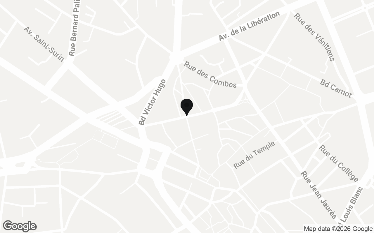 Plan du quartier de Sortileges limoges
