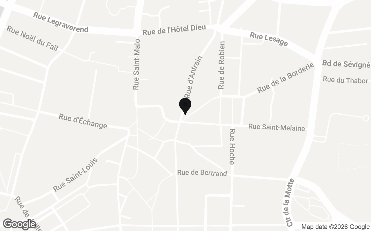 Plan du quartier de Sortileges Rennes