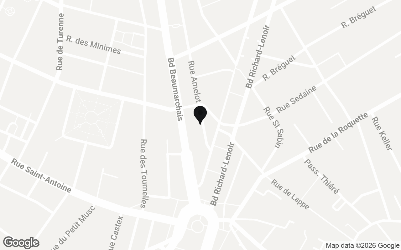 Plan du quartier de UltraJeux - Bastille
